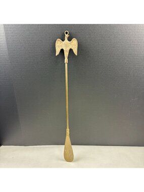 Vintage Brass Eagle Shoe Horn Made in India